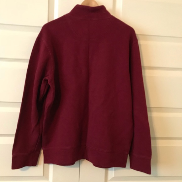 Lands’ End Burgundy Men’s Pullover Sweater - Picture 8 of 8
